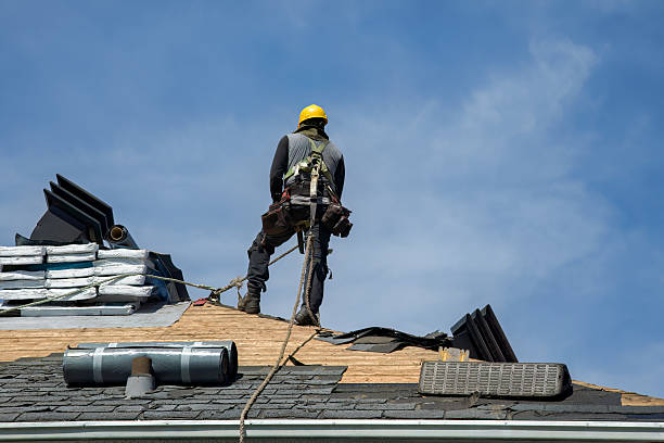 Professional Storm Damage Roof Repair technician working in Baldwin Park, CA